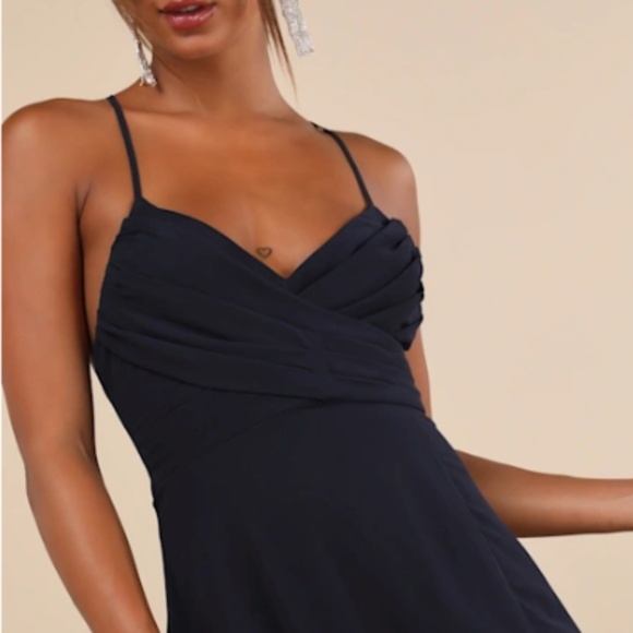 LULU's Prom Wedding Special Event Boho Romantic Sexy Flowy Maxi Dress - Picture 6 of 6